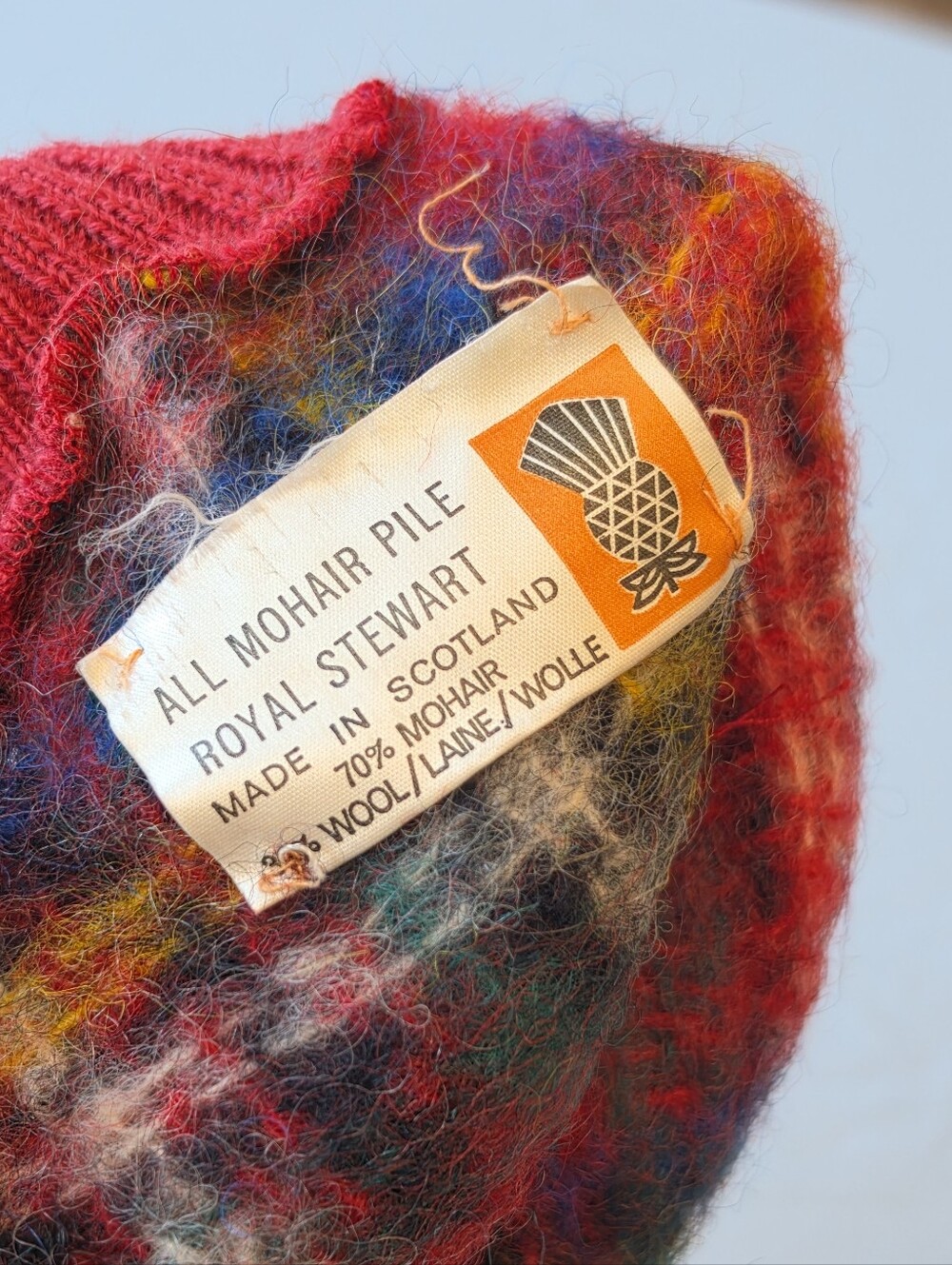 Vintage Royal Stewart Scottish Tartan Plaid Tam Hat - Picture 4 of 5